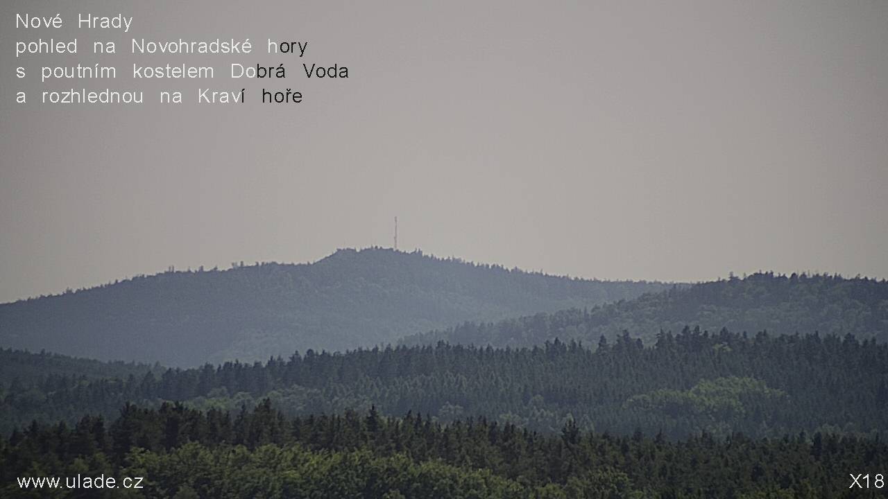 Aktuální pohled na Novohradské Hory